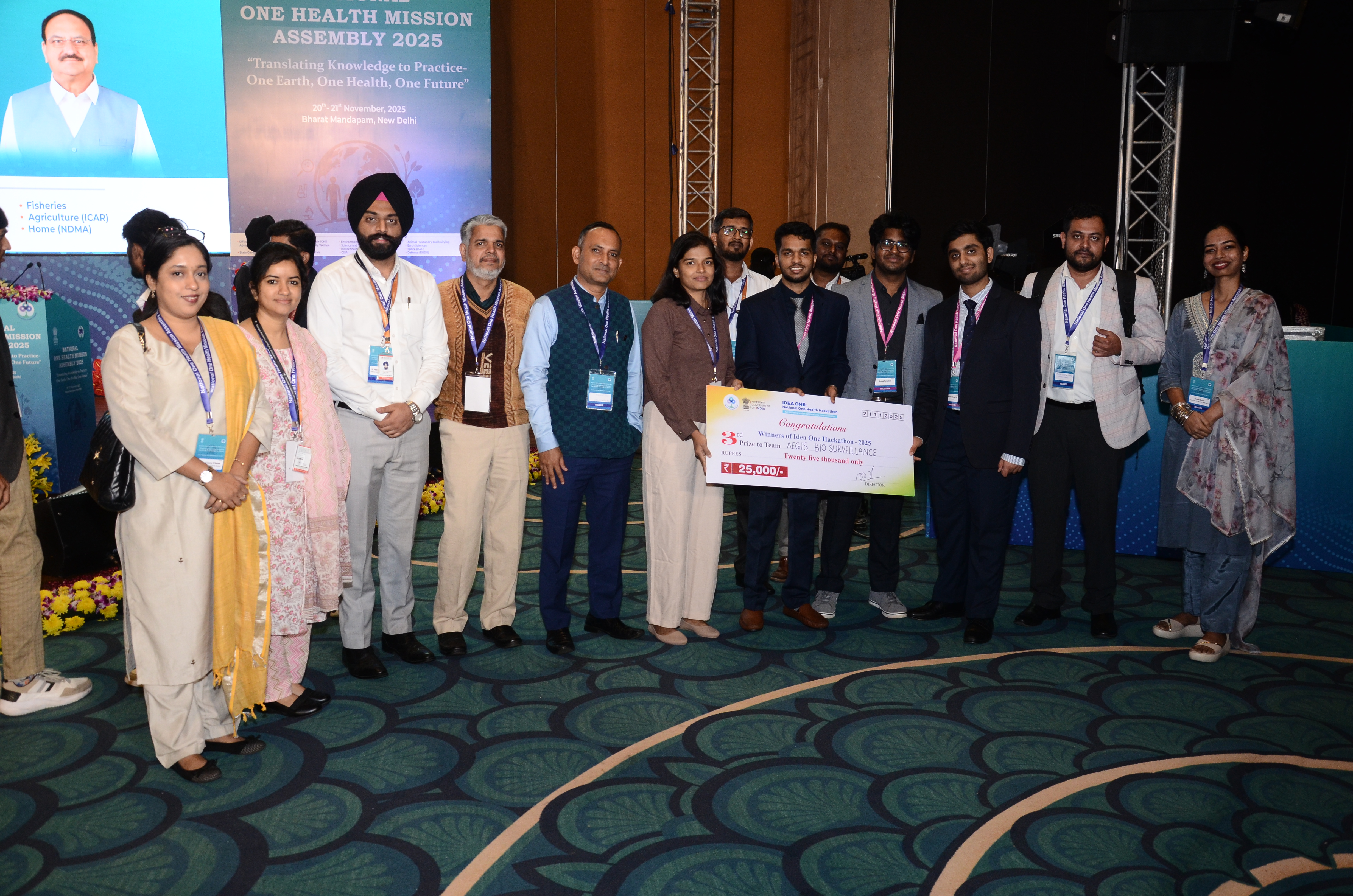 3rd Winner with MAHE